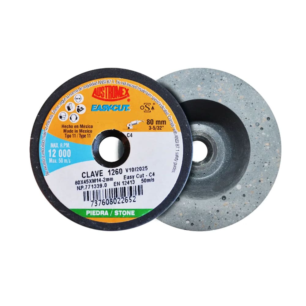 Copa para Pulido Austromex 1260 3.5/32 Plg X M14.2 $230