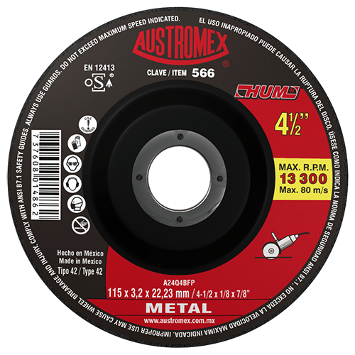 Disco de Corte para Metal Hum G-24 Austromex 566