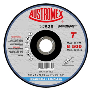 Foto 2 | Disco de Corte y Desbaste para Acero Inoxidable Cutmore G-30 Austromex 535