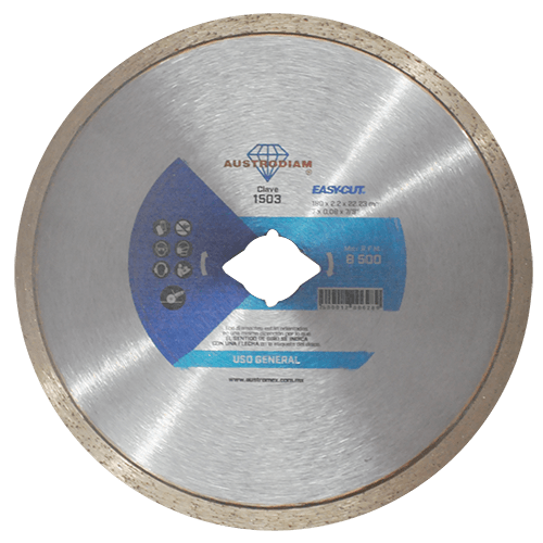 Disco de Diamante Azul Rin Continuo Easy-cut Austromex 1503