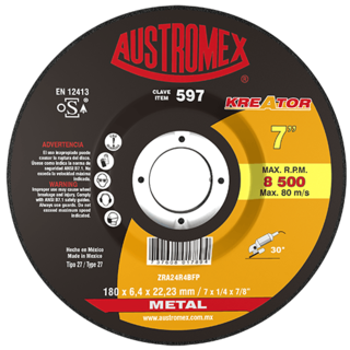 Foto 2 | Disco de Corte Austromex para Metal 7"