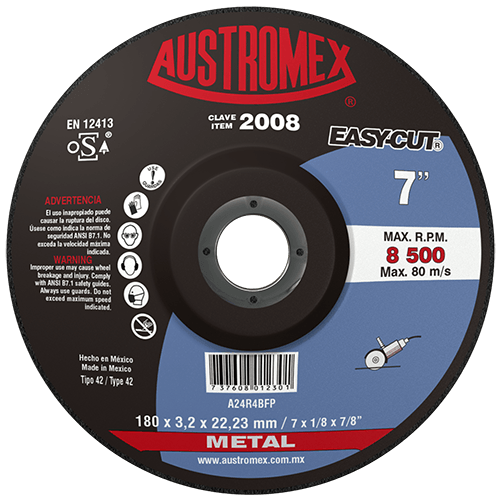 Disco De Corte para Metal Easy-cut G-24 Austromex 2008