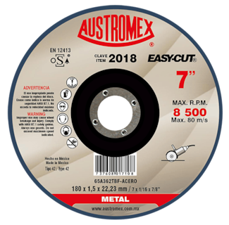 Foto 2 | Disco De Corte para Acero Inoxidable Súper Preciso Easy-cut G-46 Austromex 2017