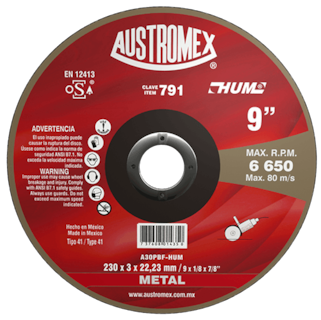Foto 1 | Disco de Corte para Metal Hum G-30 Austromex 791