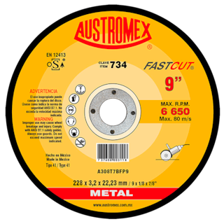 Foto 1 | Disco de Corte para Metal Fastcut G-30 Austromex 734