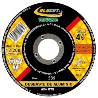 Foto 2 | Disco de Corte Austromex de 4 1/2"