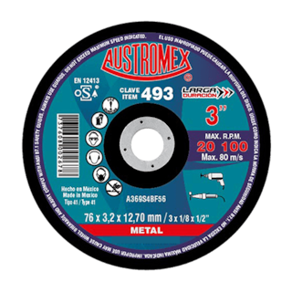 Foto 1 | Disco de Corte para Metal Larga Duración F-60 Austromex 493