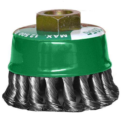 Cepillo Tipo Copa de Alambre Trenzado Kreator Austromex $400