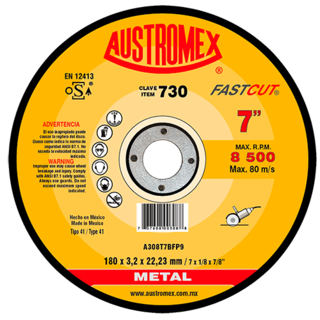 Foto 1 | Disco de Corte para Metal Fastcut G-30 Austromex 730