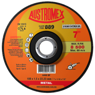 Foto 1 | Disco de Corte para Metal Ferroso Industrial G-46 Austromex 889