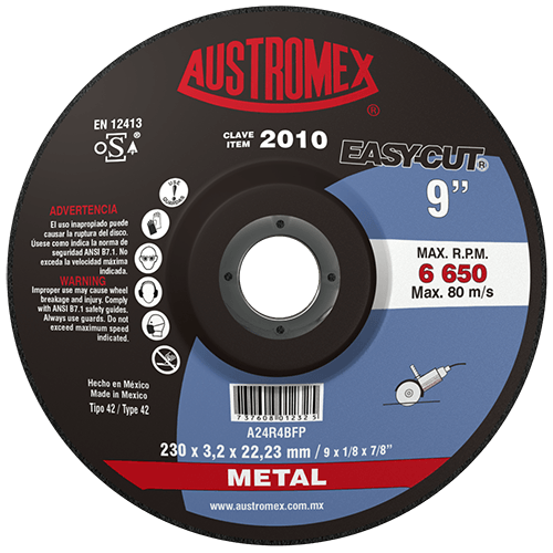 Disco de Corte para Metal Easy-cut G-24 Austromex 2010