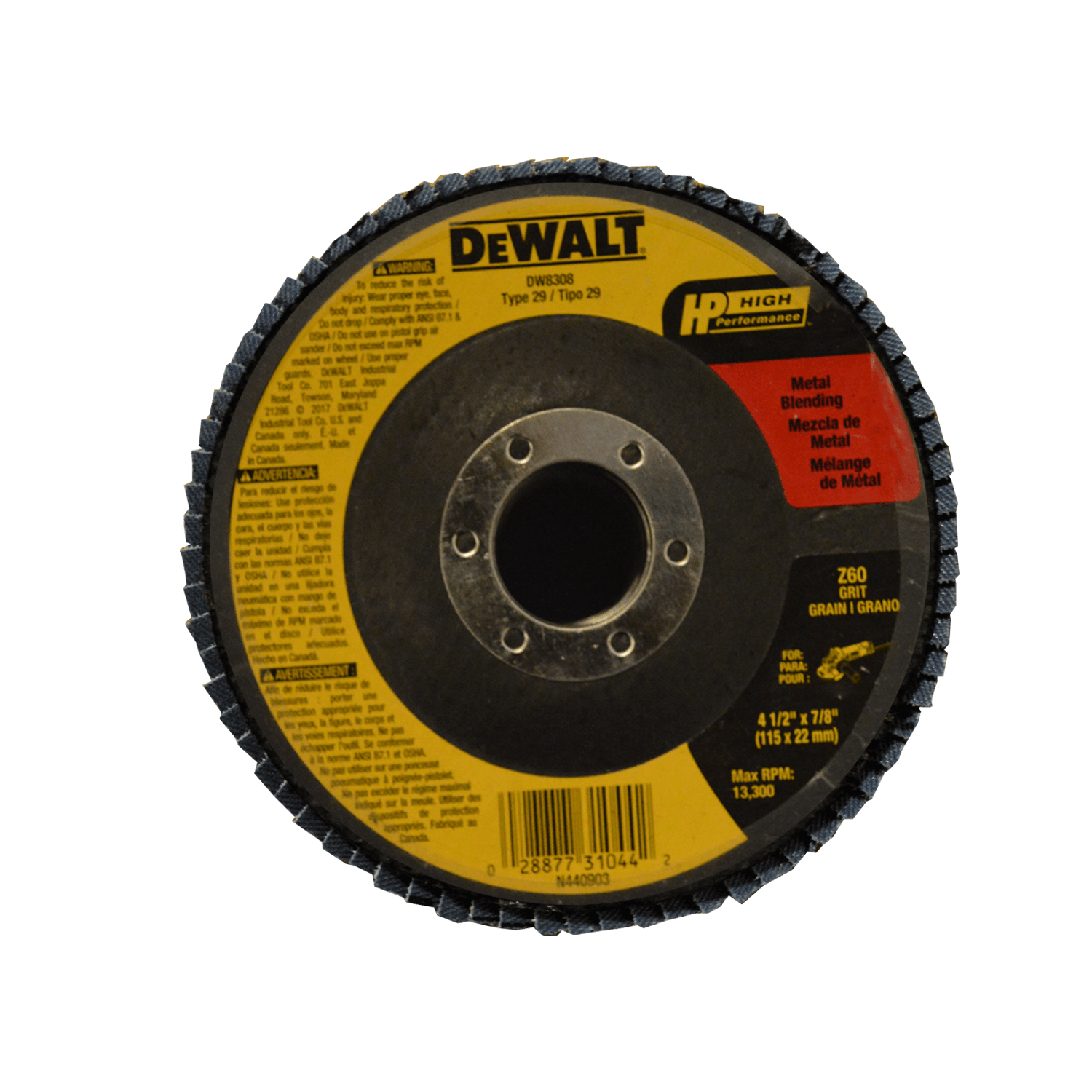 Disco Laminados Premium Dewalt 4-1/2 G80