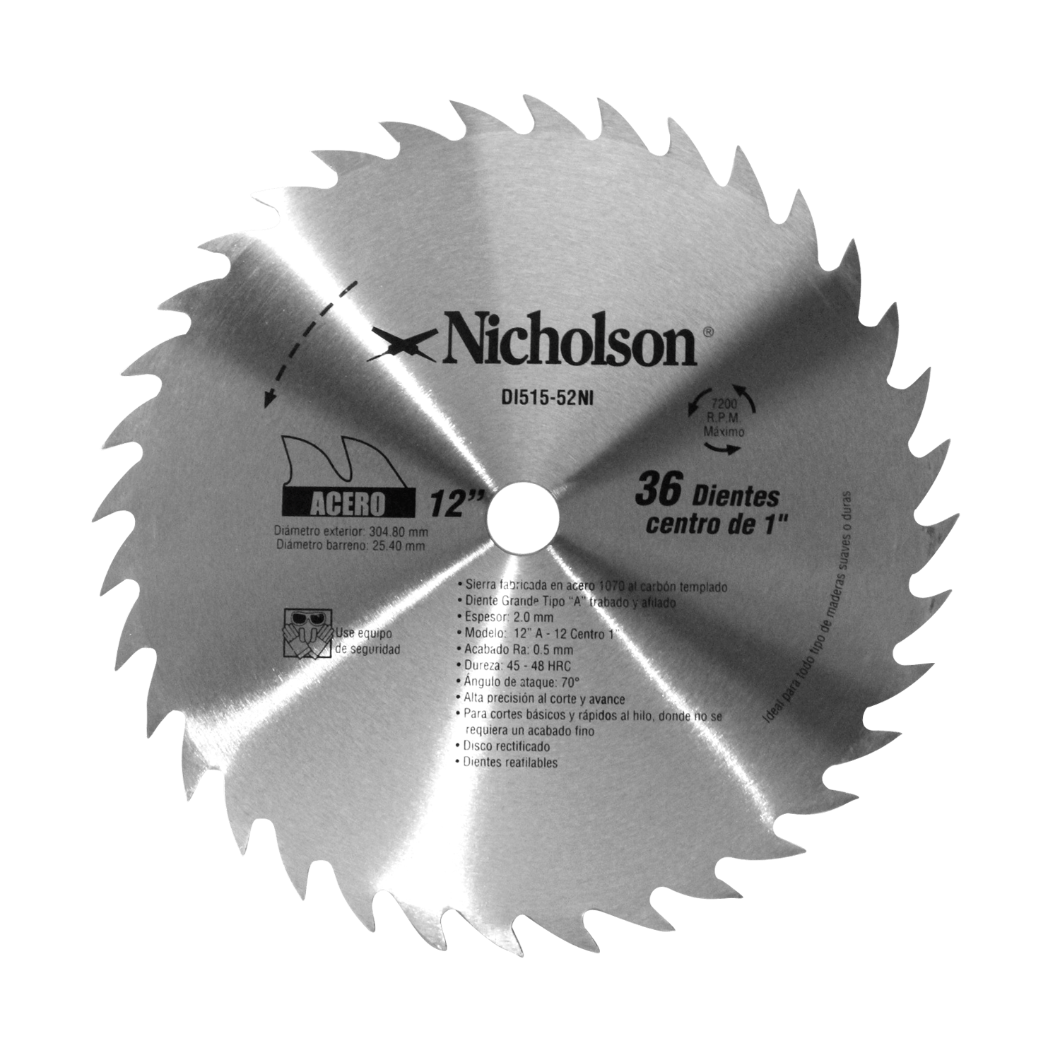 Sierra Diente Grande Nicholson 12''