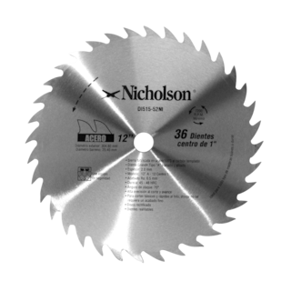 Foto 1 | Sierra Diente Grande Nicholson 12''