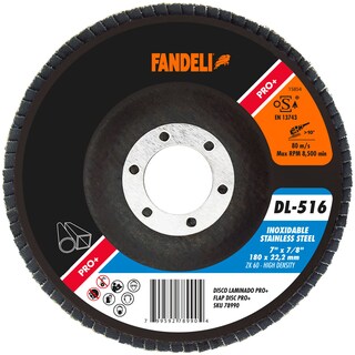 Foto 1 | Disco Laminado Inox Pro+ Hd Fandeli Dl516 7 Plg 10 Piezas