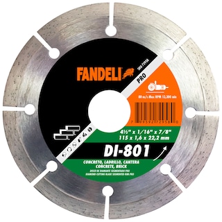 Foto 1 | Disco Diamante Segmentado Fandeli Di801 4 1/2 Plg