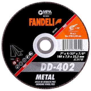 Foto 1 | Disco de Desbaste Fandeli Dd402 7 Plg 5 Piezas