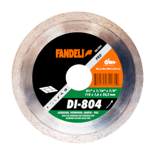 Foto 1 | Disco de Diamante Rin Continuo Fandeli Di804 4 1/2 Plg