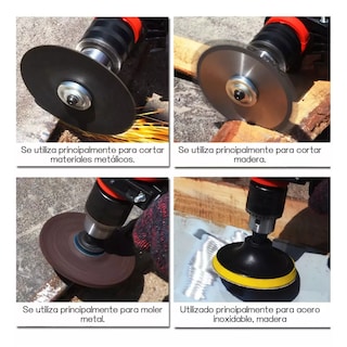 Foto 3 | Kit de Accesorios Taladro Esmeriladora Pulidora Cortadora Discos Eo Safe Imports Esi-17902 Multicolor 15 piezas