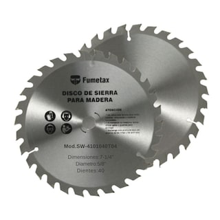 Foto 1 | Disco de Sierra Fumetax para Madera 7 1/4''x40t Sw-4101040t04