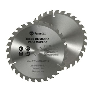 Foto 1 | Disco De Sierra Fumetax Para Madera 12''x40t