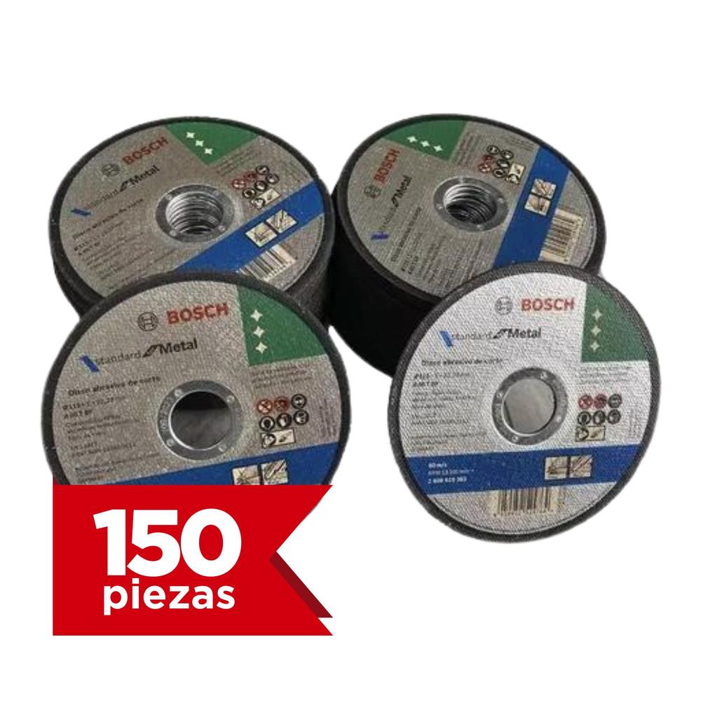 Foto 2 | Disco De Corte Metal Acero Inoxidable 4 1/2 Bosch 150 Piezas
