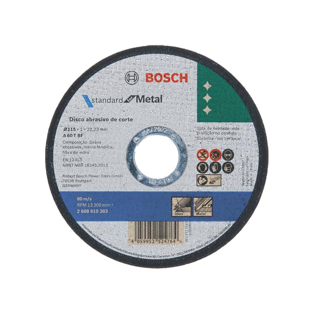 Foto 4 pulgar | Disco De Corte Metal/acero Inoxidable 4 1/2 Bosch Pack 200
