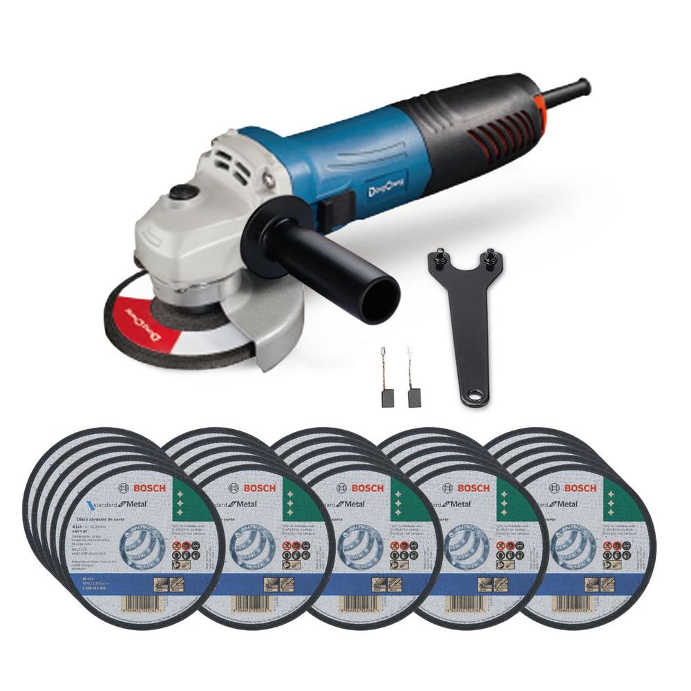 Foto 2 pulgar | Disco Corte Bosch 4-1/2' 25 + Miniesmeril 800w Dongcheng