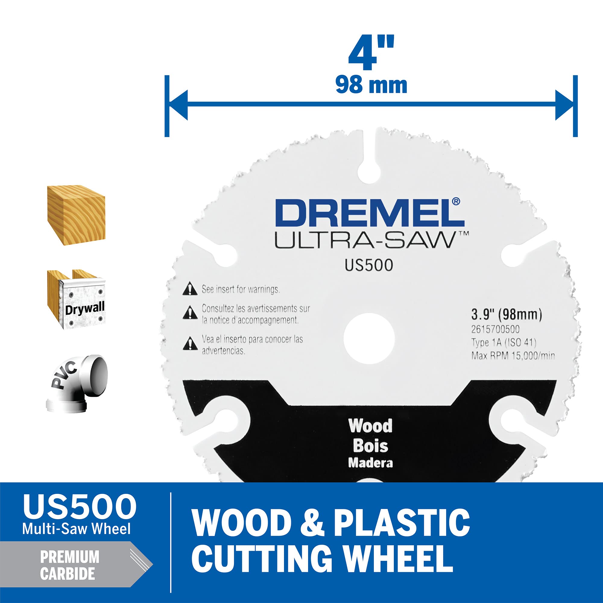 Foto 7 pulgar | Kit De Discos De Corte Dremel Us700 Ultra-saw De 6 Piezas - Venta Internacional.