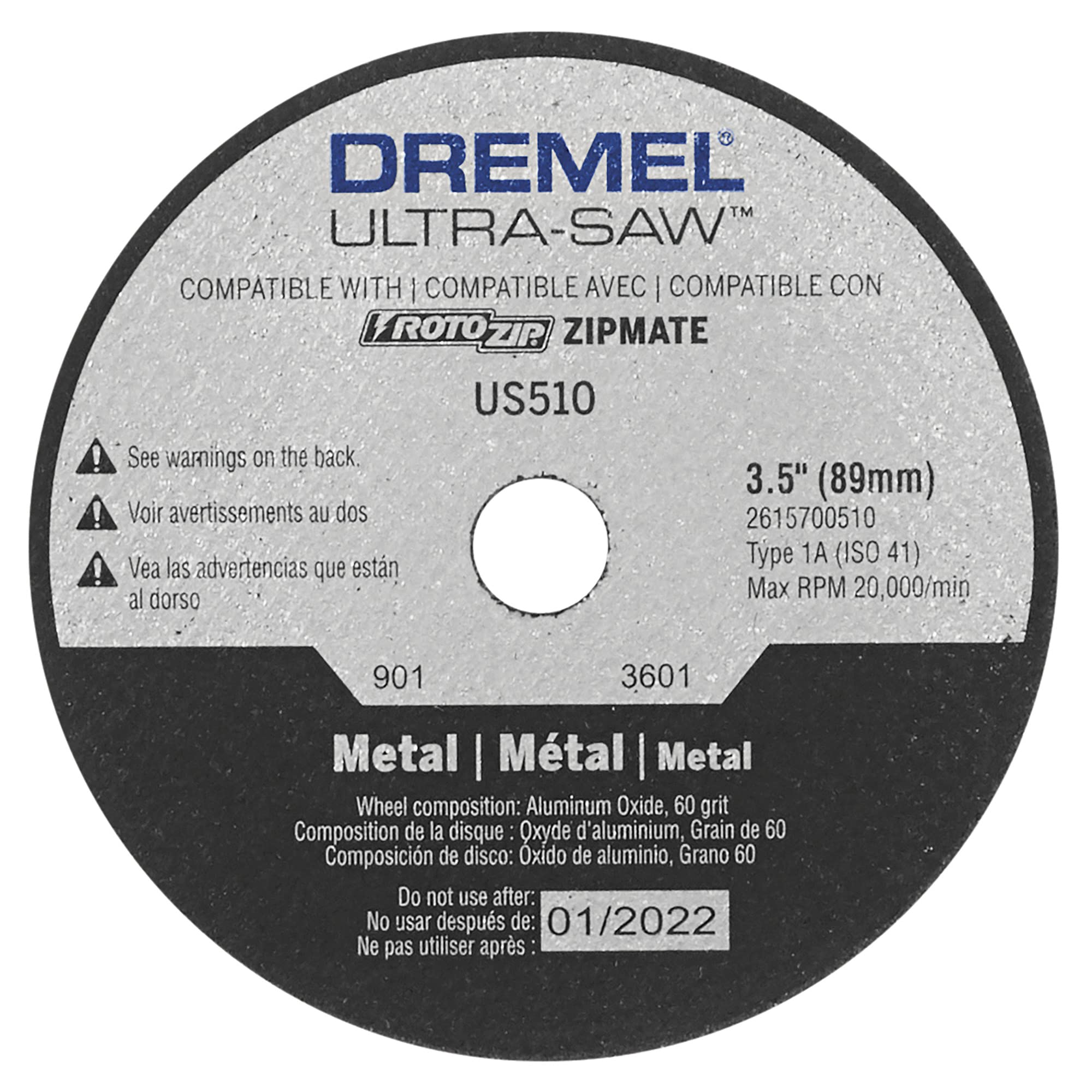 Foto 8 pulgar | Kit De Discos De Corte Dremel Us700 Ultra-saw De 6 Piezas - Venta Internacional.