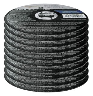 Foto 4 | Ruedas de Corte Milwaukee Paquete de 10 Unidades para Amoladoras de 4,5 Pulgadas - Venta Internacional