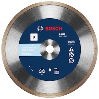 Foto 1 | Disco De Diamante Bosch Db869 Rapido Premium De 8 Pulgadas Para Corte Húmedo - Venta Internacional.
