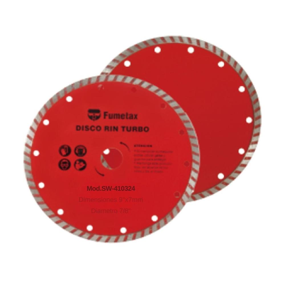 Foto 1 | Disco Diamante Fumetax Rin Turbo 9'' X 7mm