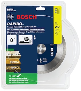 Foto 2 | Disco De Diamante Bosch Db866 Rapido Premium De 8 Pulgadas Para Porcelana - Venta Internacional.