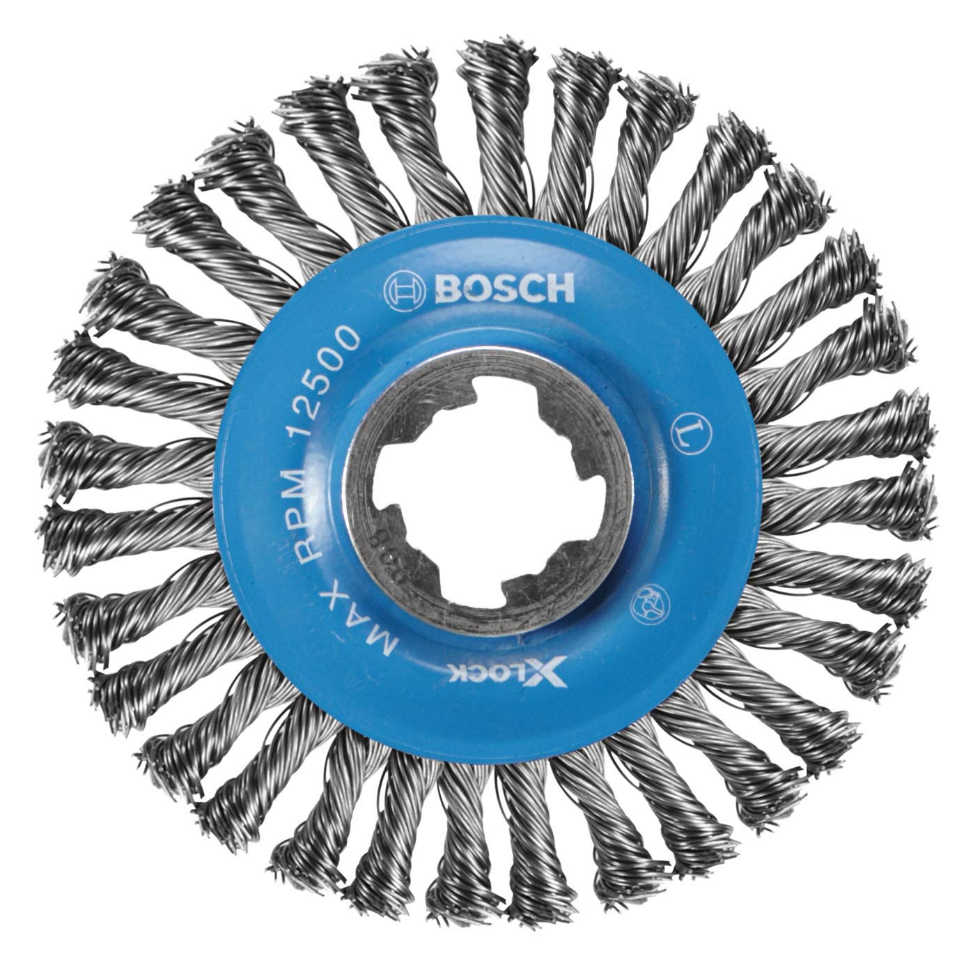 Foto 1 | Rueda De Alambre Bosch Wbx408 X-lock Arbor De Acero Al Carbono 11,4 Cm - Venta Internacional.