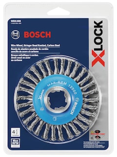 Foto 2 | Rueda De Alambre Bosch Wbx408 X-lock Arbor De Acero Al Carbono 11,4 Cm - Venta Internacional.