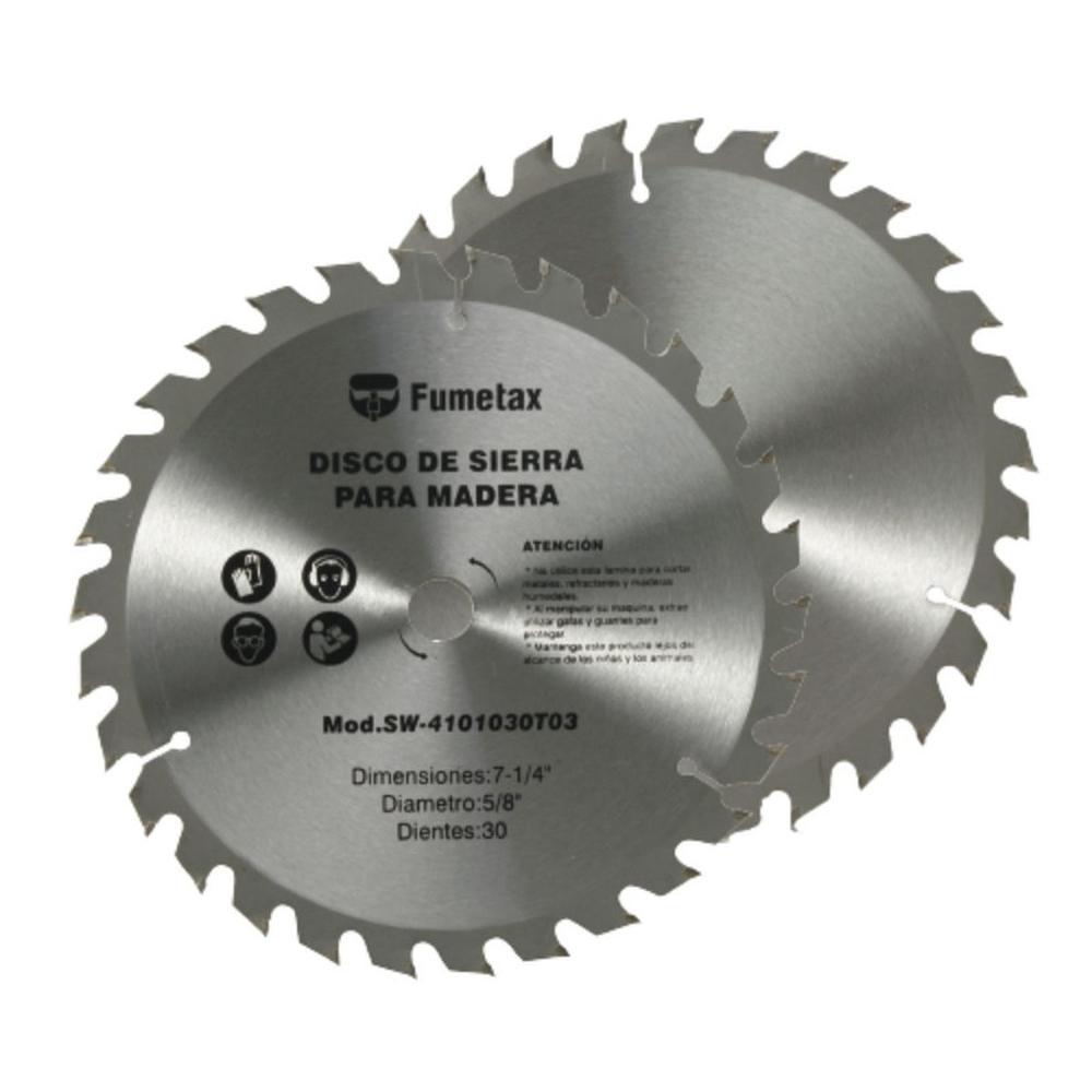 Disco de Sierra Fumetax para Madera 7 1/4''x30t