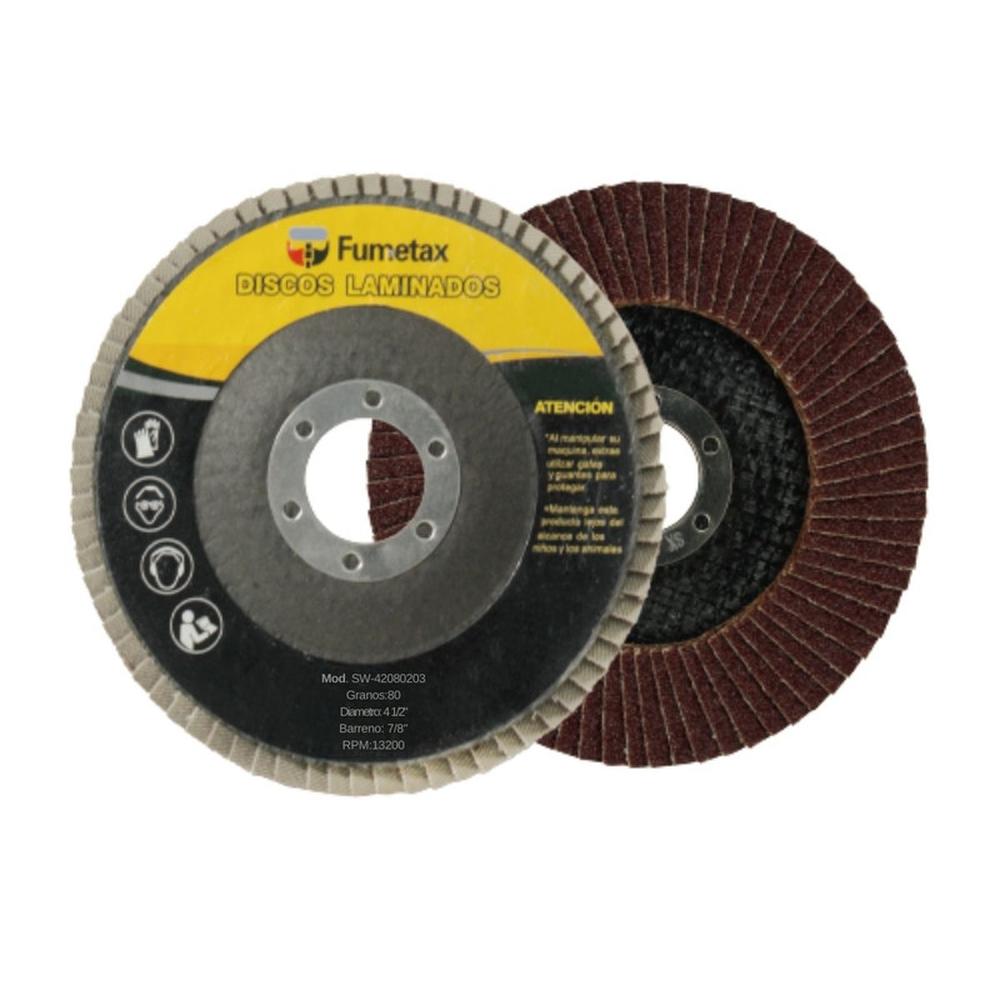Discos Laminados Fumetax Grano 80 10 Piezas