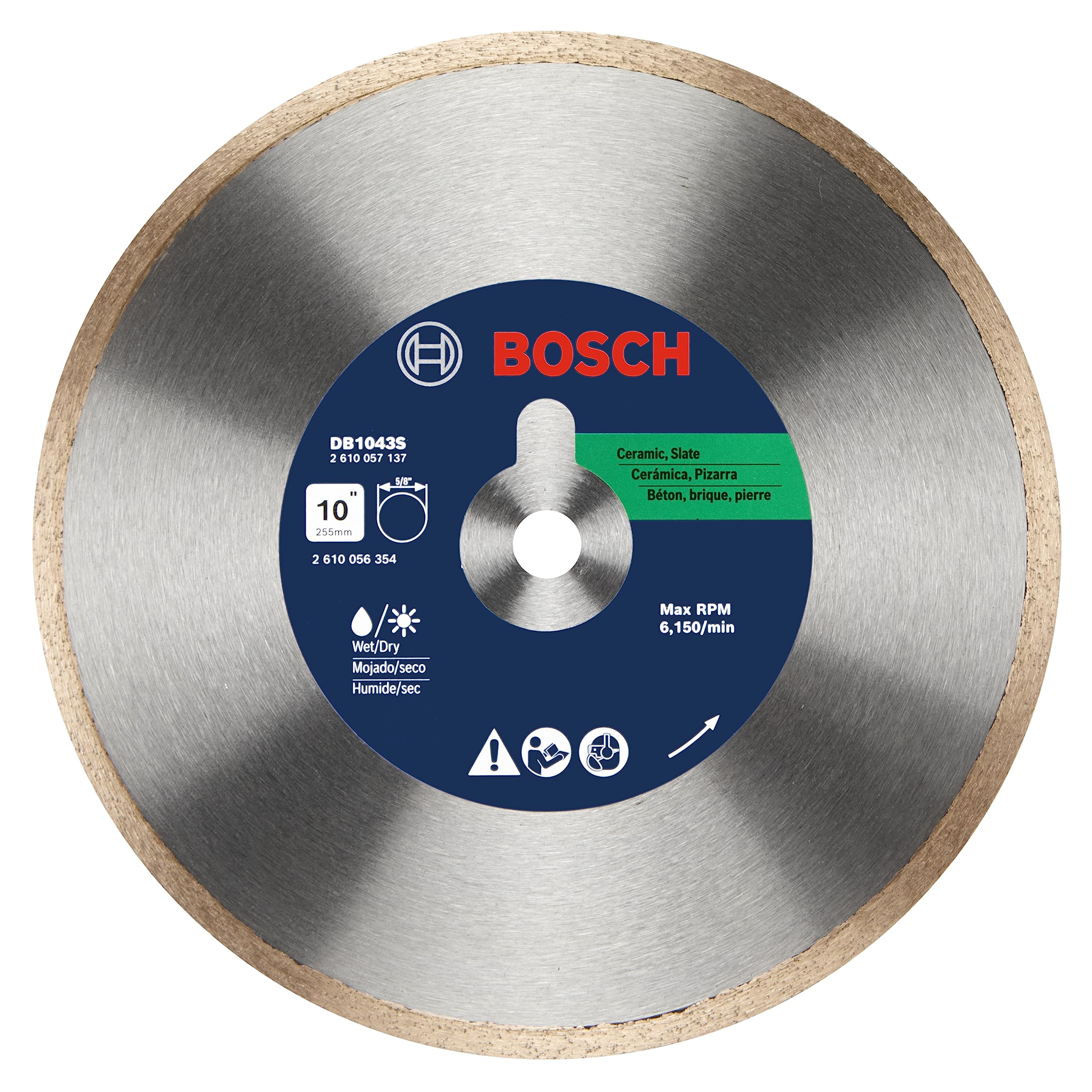 Foto 2 pulgar | Baldosa Cerámica Diamond Blade Bosch Db1043s De 10 Cm Con Forma De Árbol De 1,6 Cm - Venta Internacional.