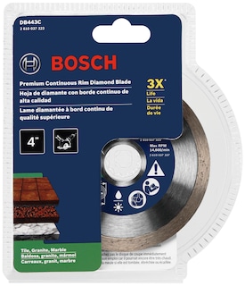 Foto 2 | Disco De Diamante Bosch Db443c De 10 Cm Para Baldosas, Granito Y Mármol - Venta Internacional.
