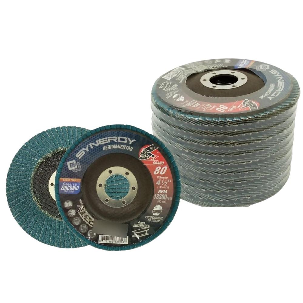 Foto 1 | Disco Flap Laminillas 4-1/2'' Grano 80 10 Pzas