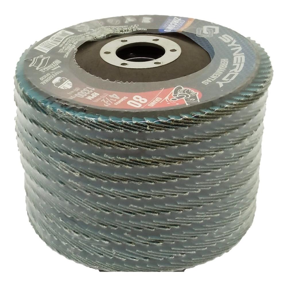 Foto 5 pulgar | Disco Flap Laminillas 4-1/2'' Grano 80 10 Pzas