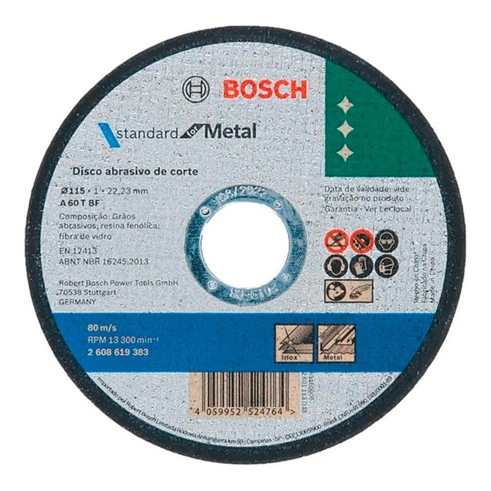 Foto 5 pulgar | Disco Corte Bosch Acero-acero Inoxidable 4-1/2 Ultradelgado 50 Pzas