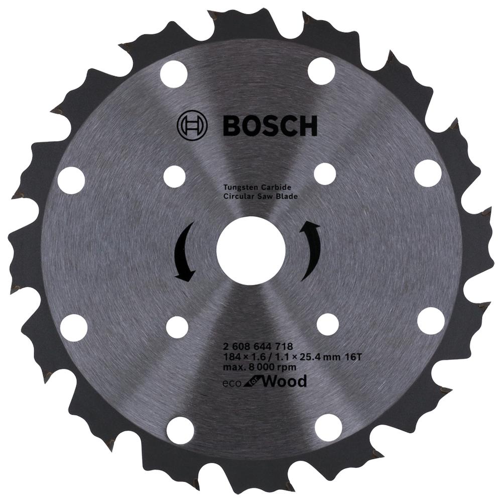 Disco Sierra Bosch Circular 16 Dientes 7' Madera 2608644718