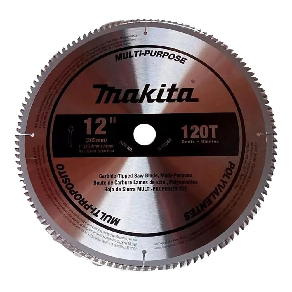 Disco Sierra Circular Makita 120 Dientes Tct 12'x1' Multipropósito