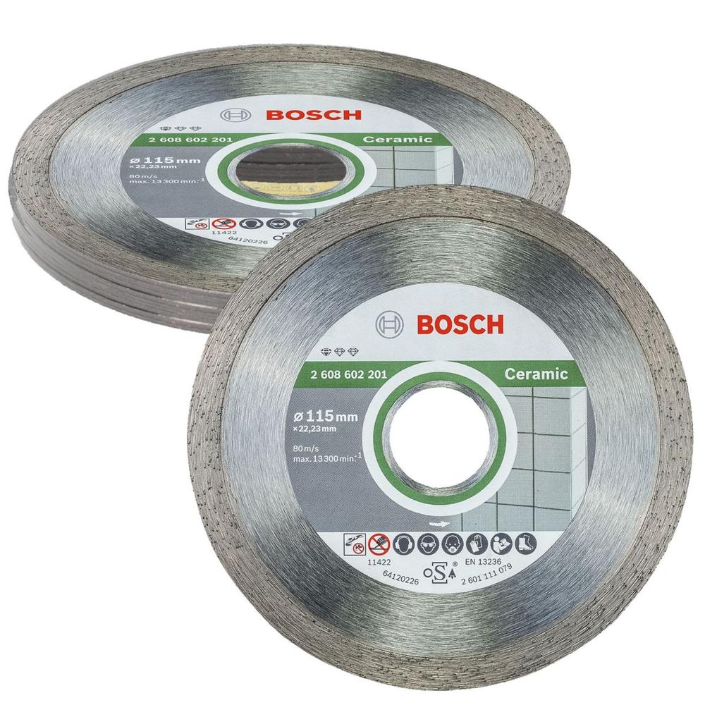 Foto 1 | Discos Diamantado Bosch 115mm Liso P/ Cerámica - 5 Piezas