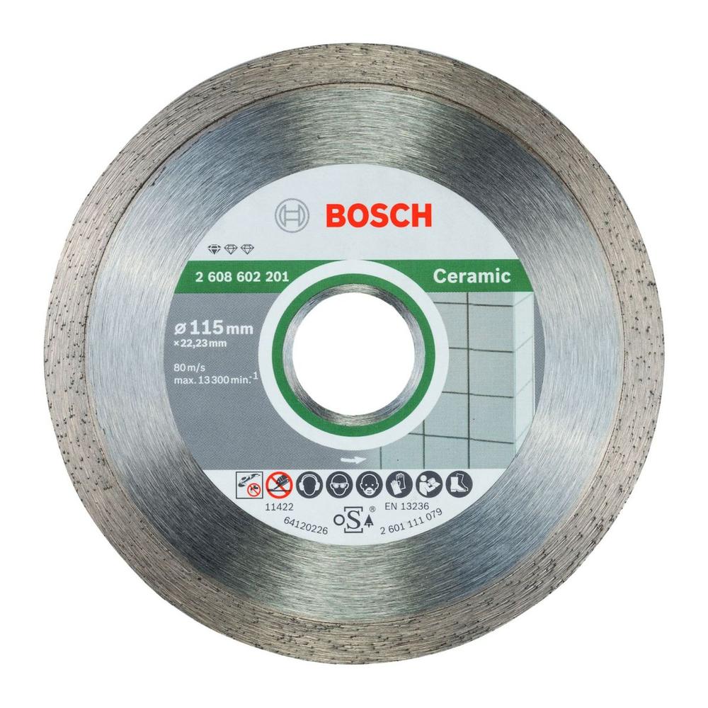 Foto 3 pulgar | Discos Diamantado Bosch 115mm Liso P/ Cerámica - 5 Piezas