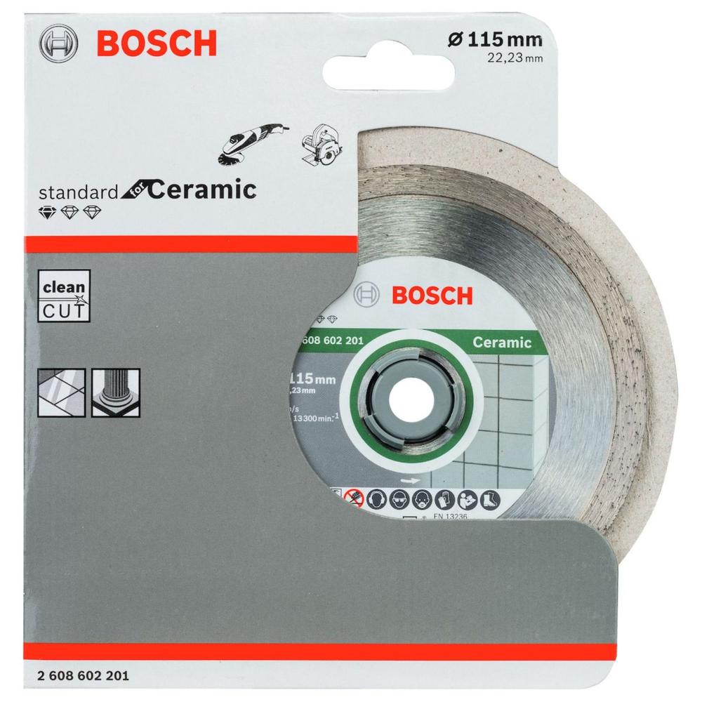 Foto 4 pulgar | Discos Diamantado Bosch 115mm Liso P/ Cerámica - 5 Piezas