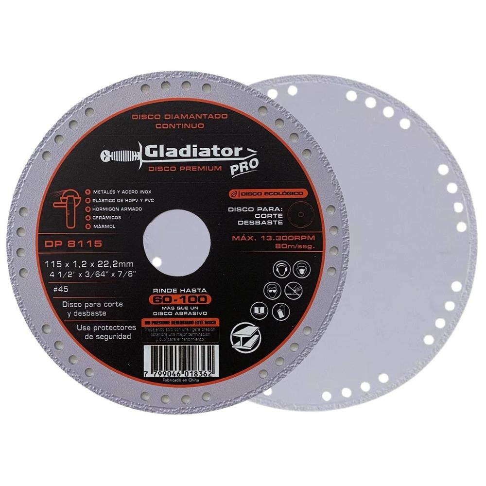 Foto 4 | Disco Diamantado Contínuo Gladiator de 3 Piezas