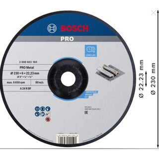 Foto 4 | Discos Bosch Desbaste 230mm Metal Expert 9'x5/16' - 5 Piezas